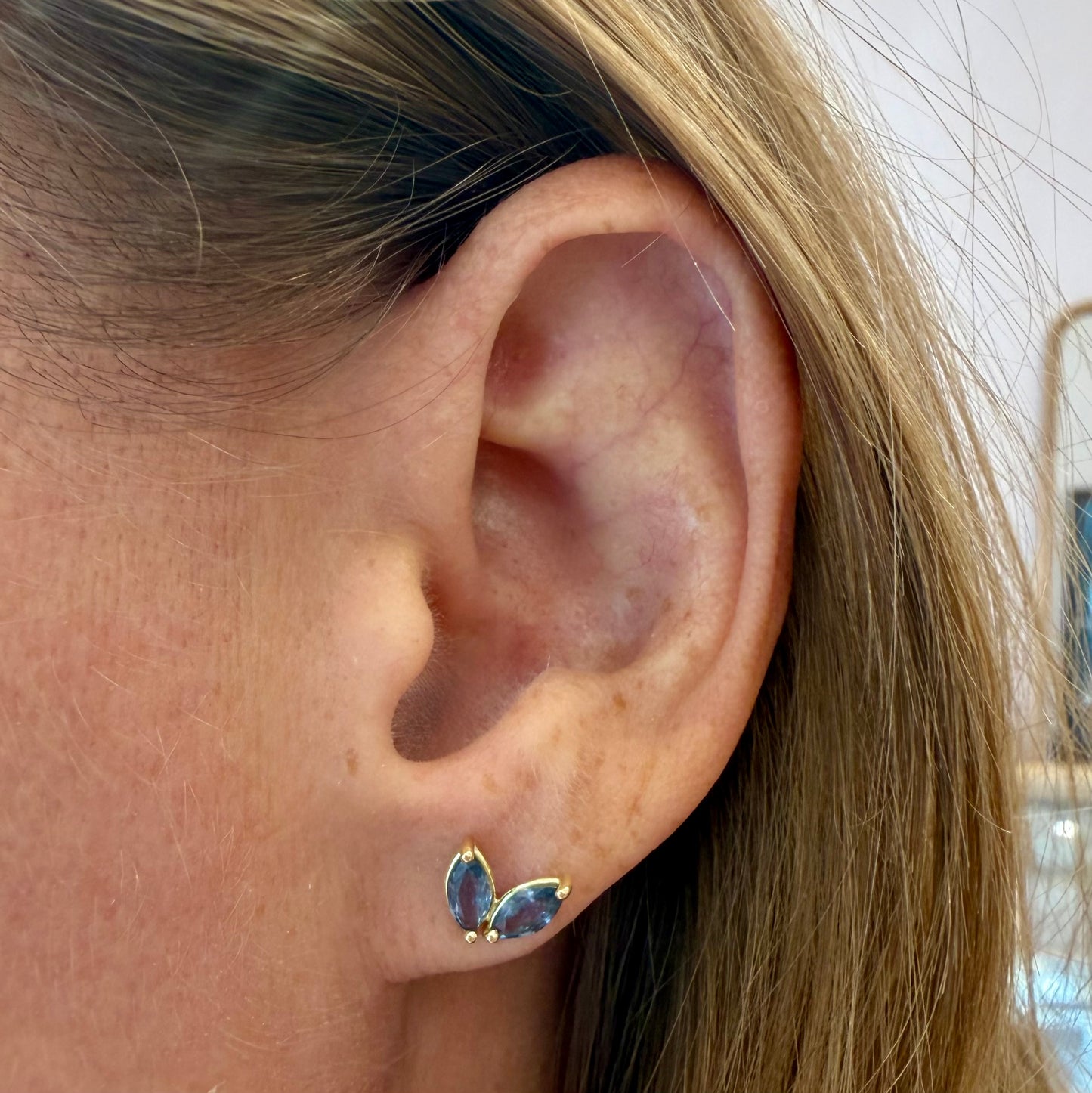 dual marquis sapphire earrings