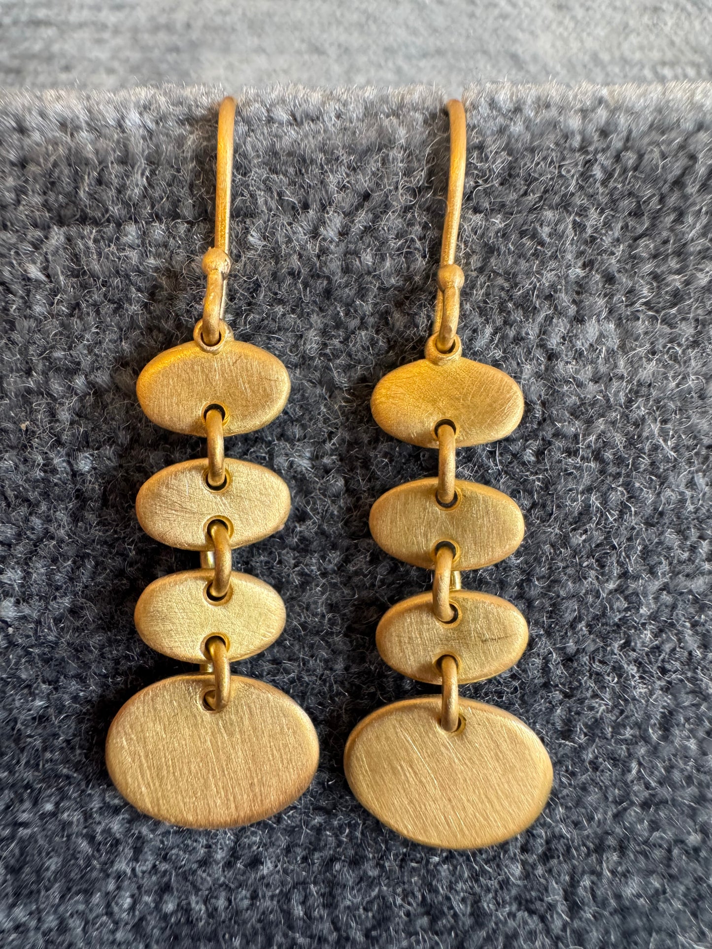 rain earrings - four tier
