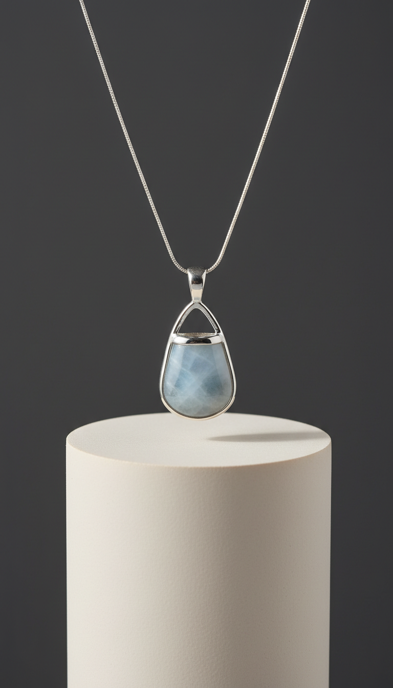 Semi-Precious Stone Pendant Necklace