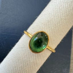 oval tourmaline ring