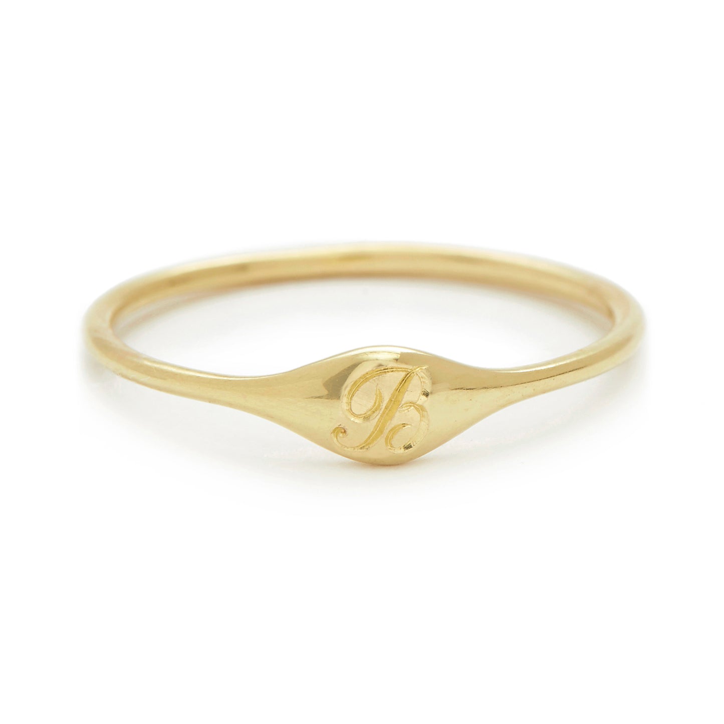 mini carved signet ring