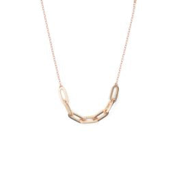 gold link pendant necklace