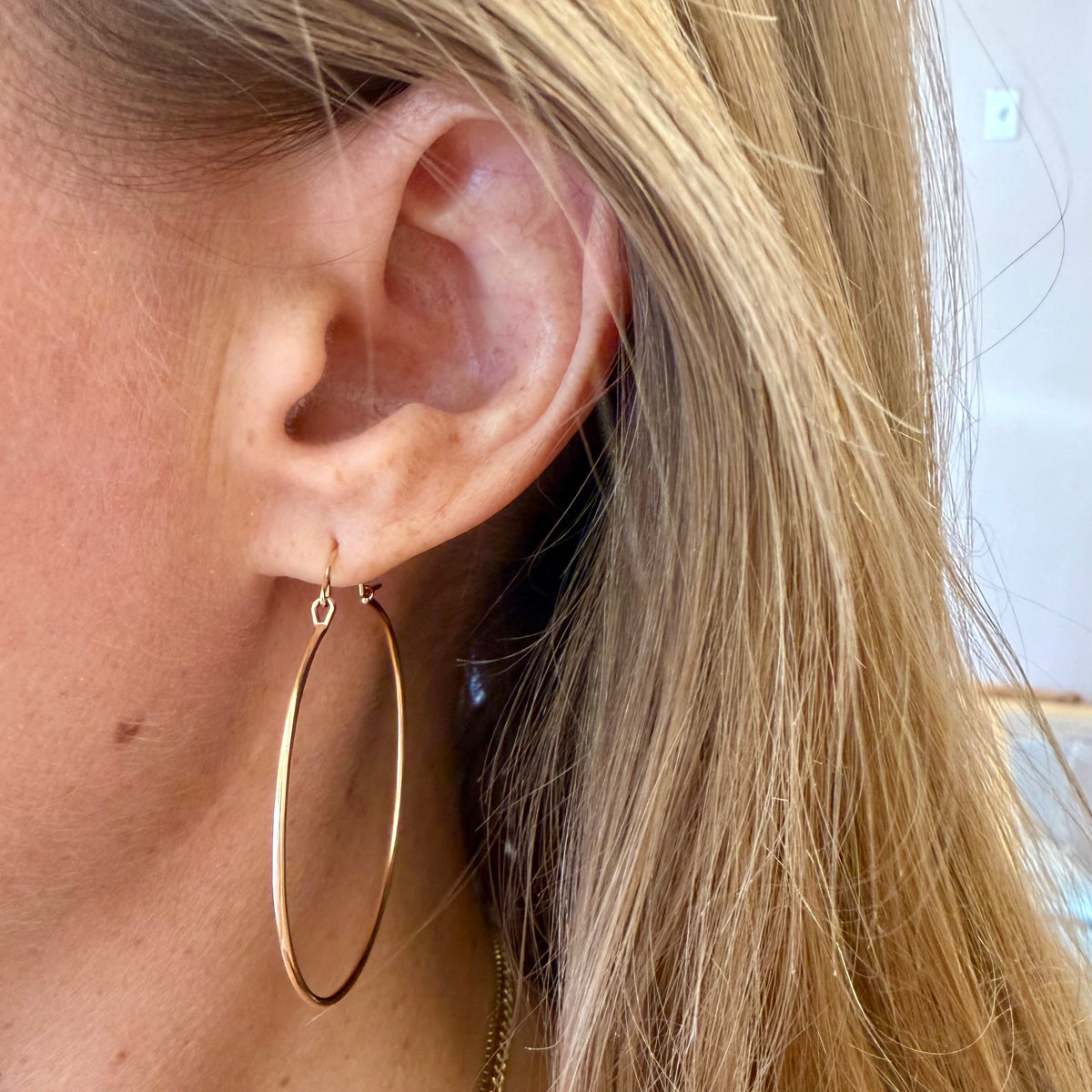 valance hoop earrings - large