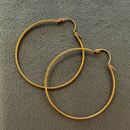 valance hoop earrings - large