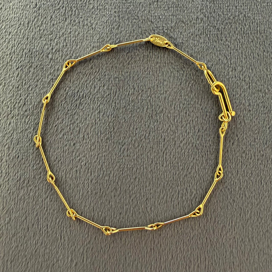 needle eye chain bracelet