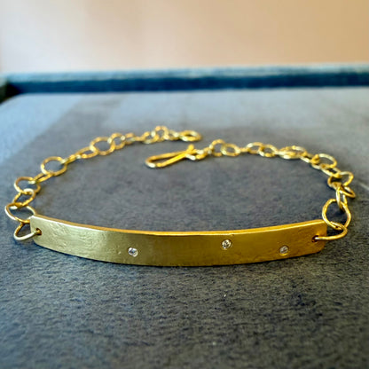 diamond ID bracelet