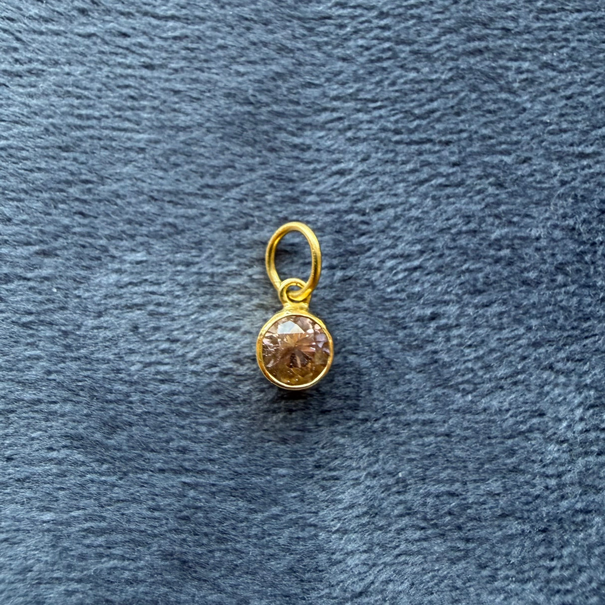 pink tourmaline charm