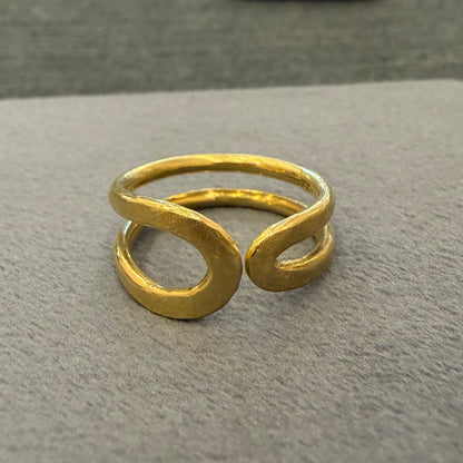 double forged loop ring