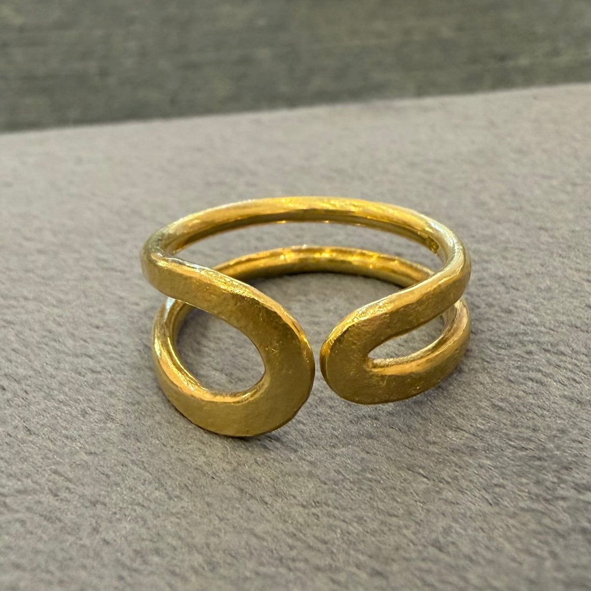 double forged loop ring