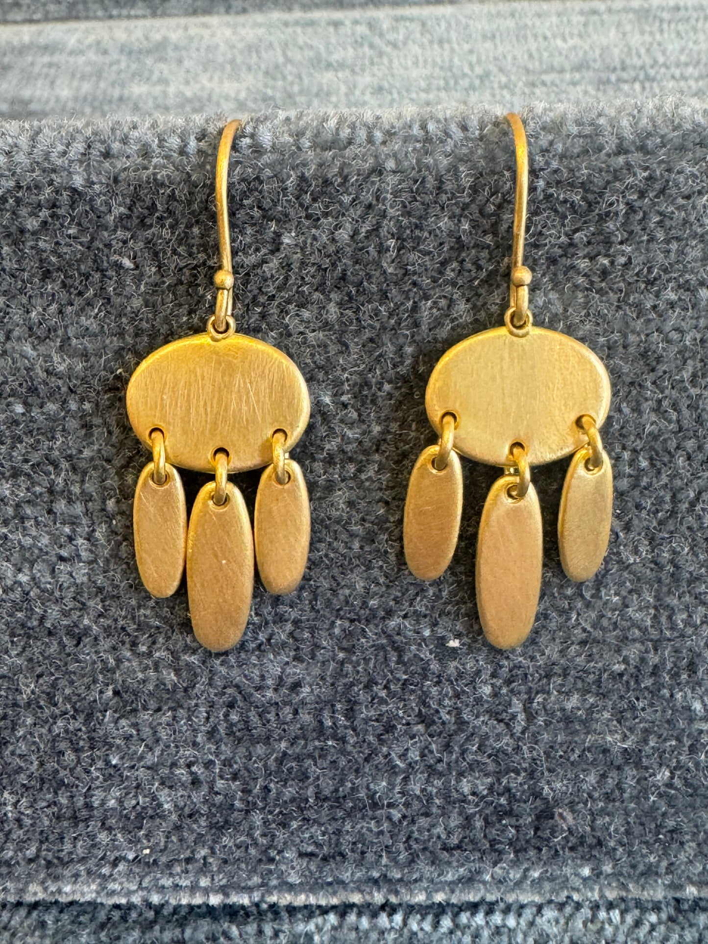 rain earrings - four fringe