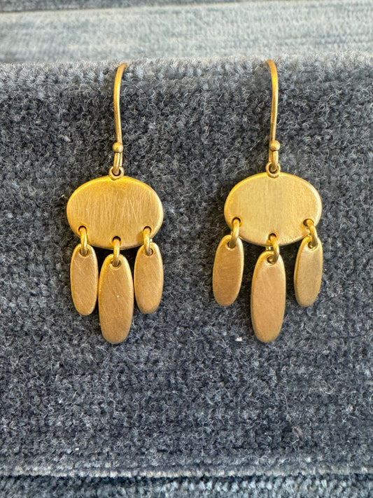 rain earrings - four fringe