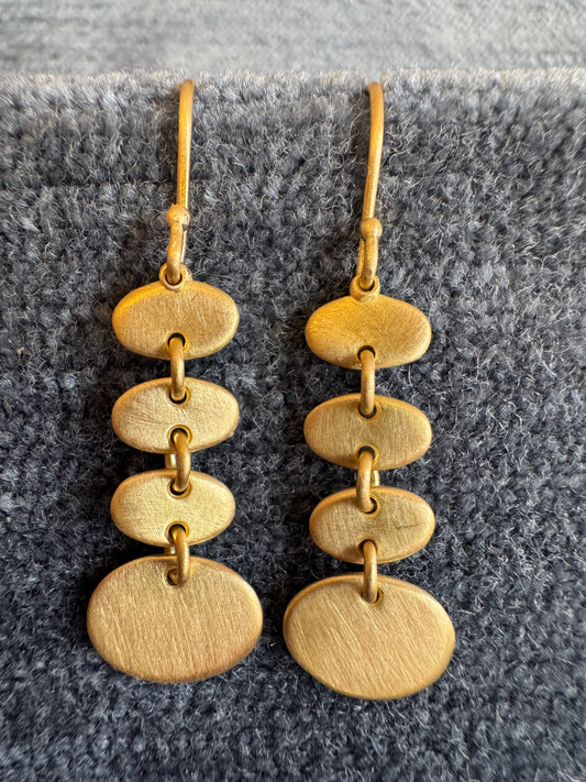 rain earrings - four tier