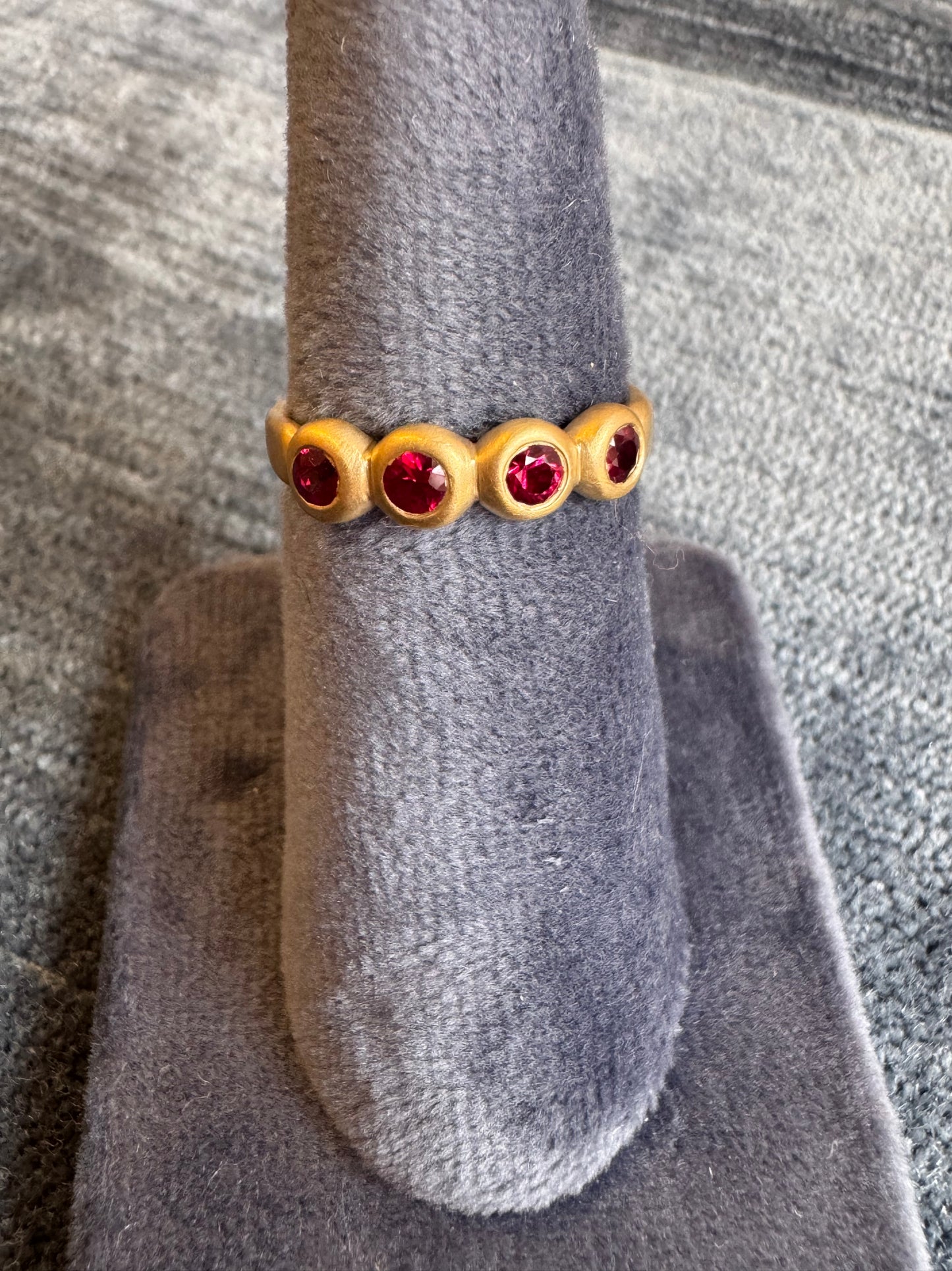 porch skimmer band with 3mm rubies