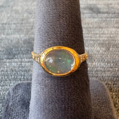 starlight opal diamond ring