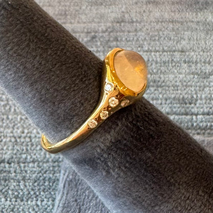 starlight opal diamond ring