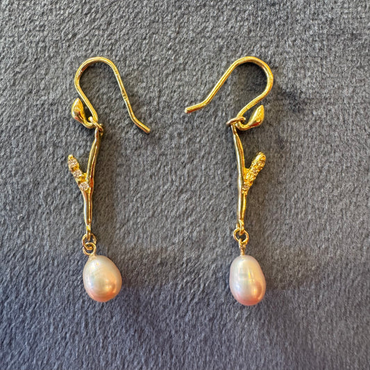 dew drop earrings