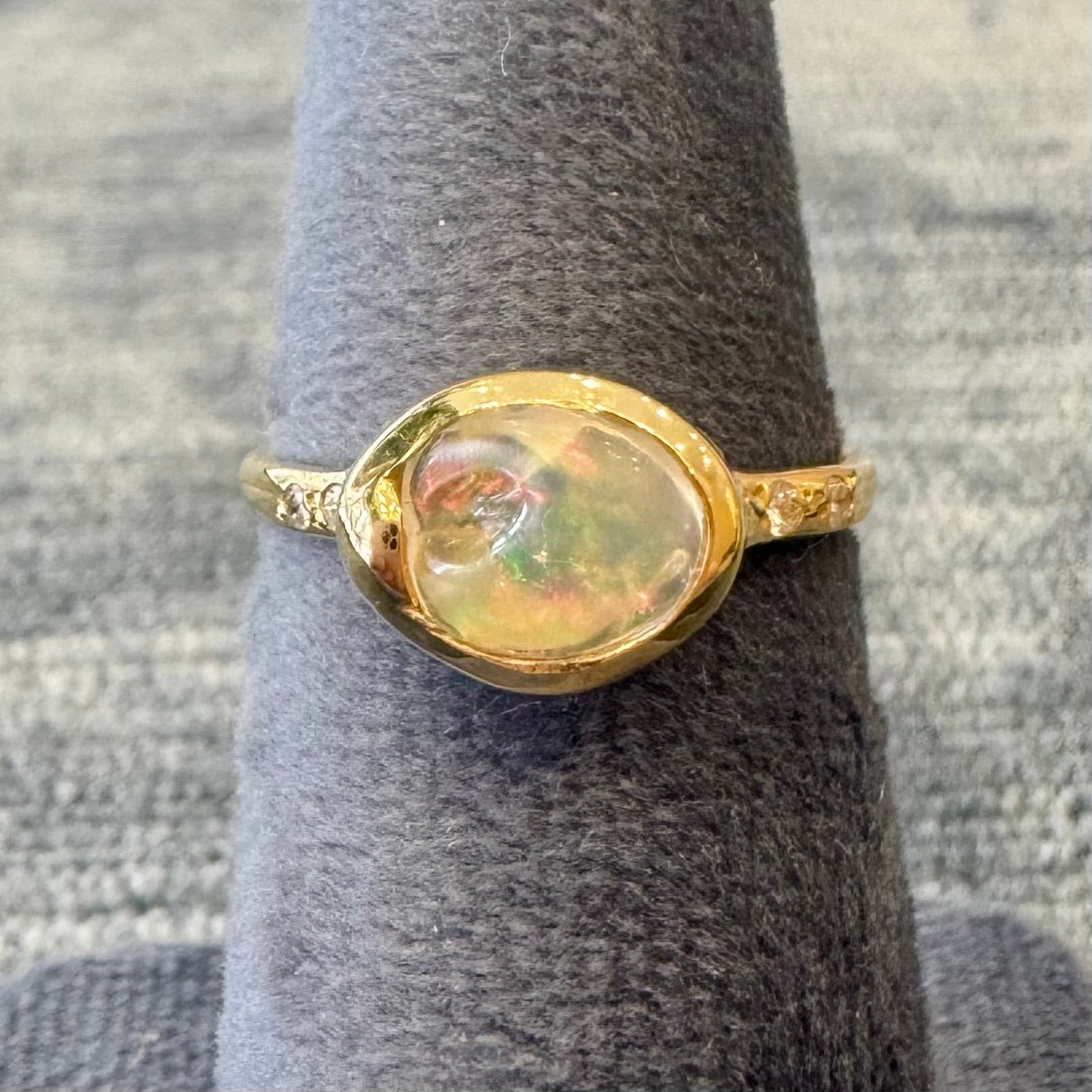 sirius water opal diamond ring