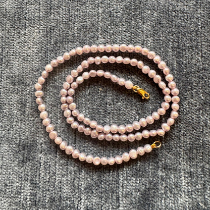 lavender pearl necklace