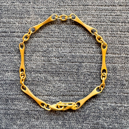 city bar link bracelet