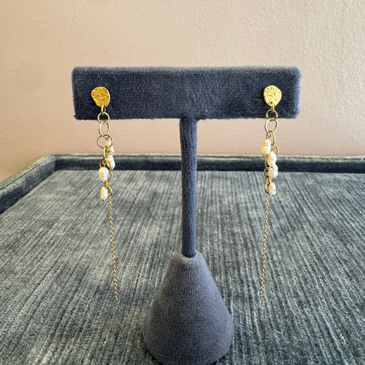 calliope earring with pearl