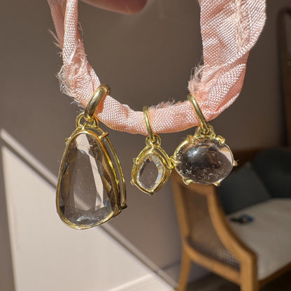 smoky tourmaline pendant