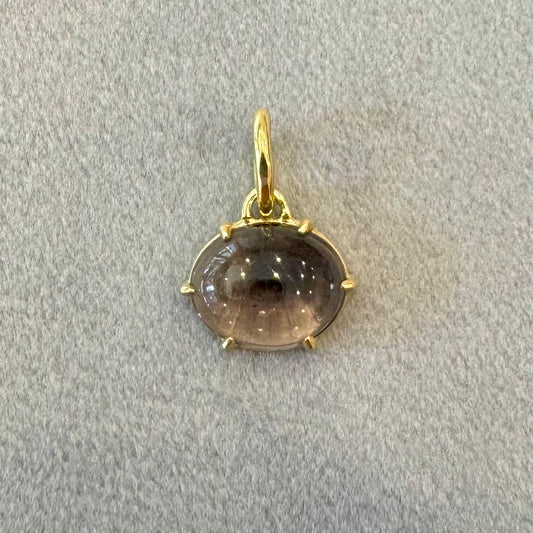 smoky tourmaline pendant