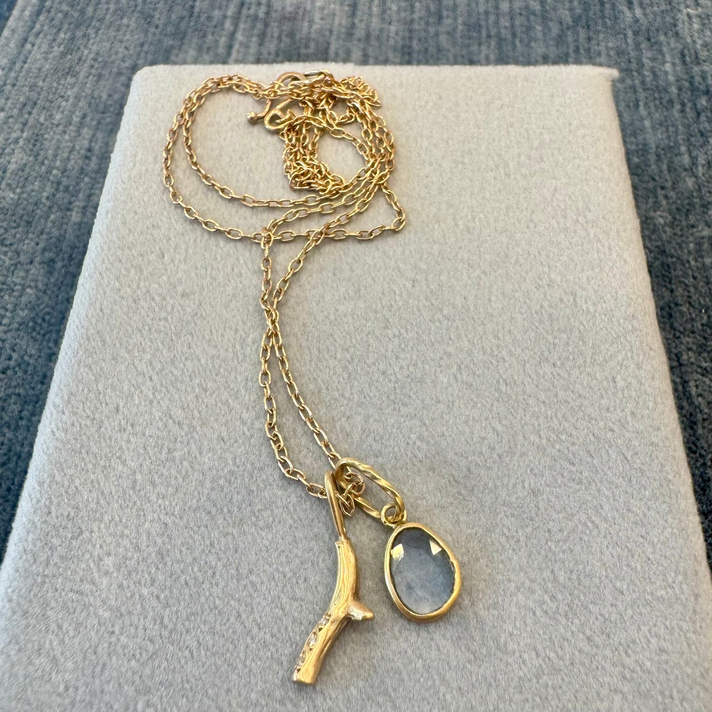 pave branch pendant
