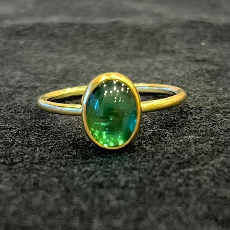 oval tourmaline ring