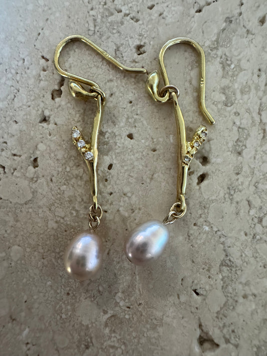 dew drop earrings