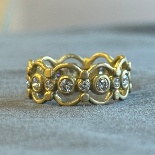 vivi band - large with diamonds