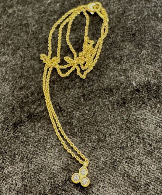 teeny triple pendant