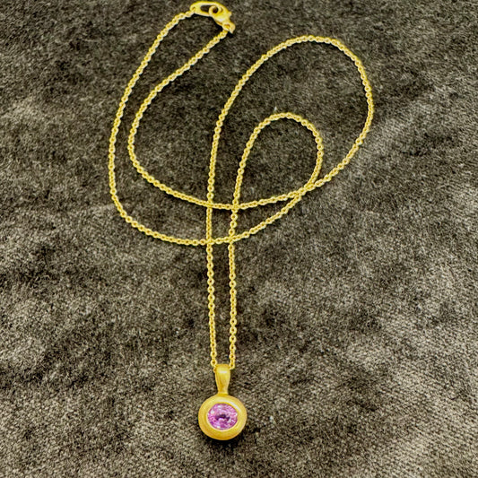 city pendant - sapphire