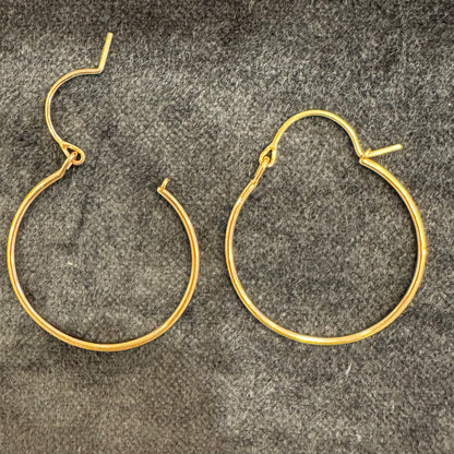 valance hoop earrings - small