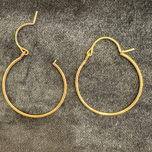 valance hoop earrings - small