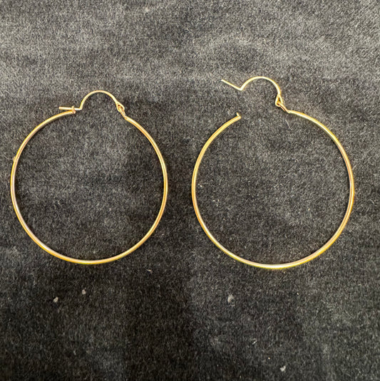 valance hoop earrings - large