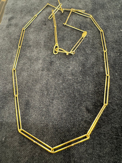 extra elongated silk necklace