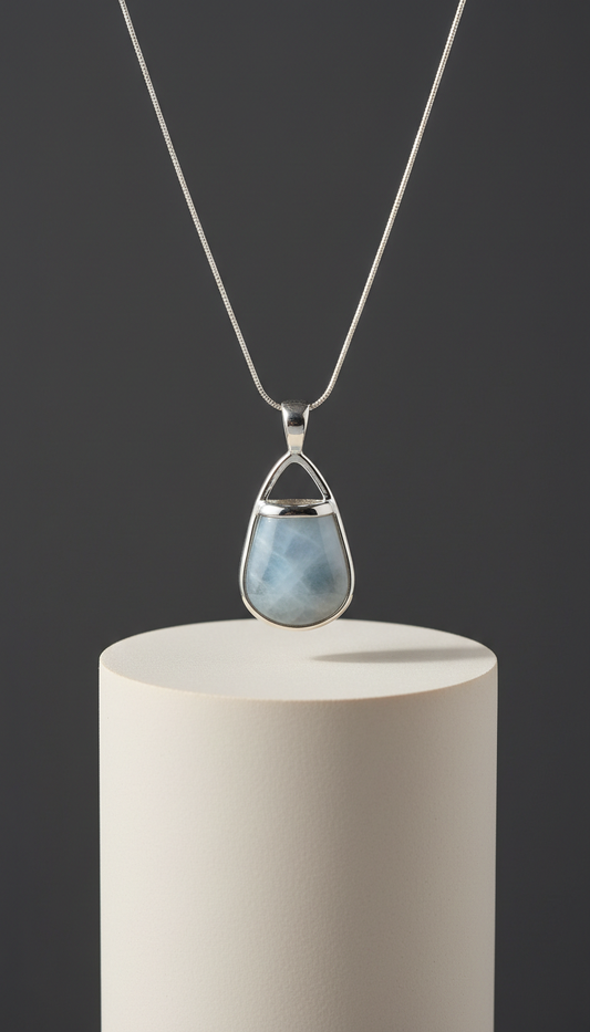 Semi-Precious Stone Pendant Necklace