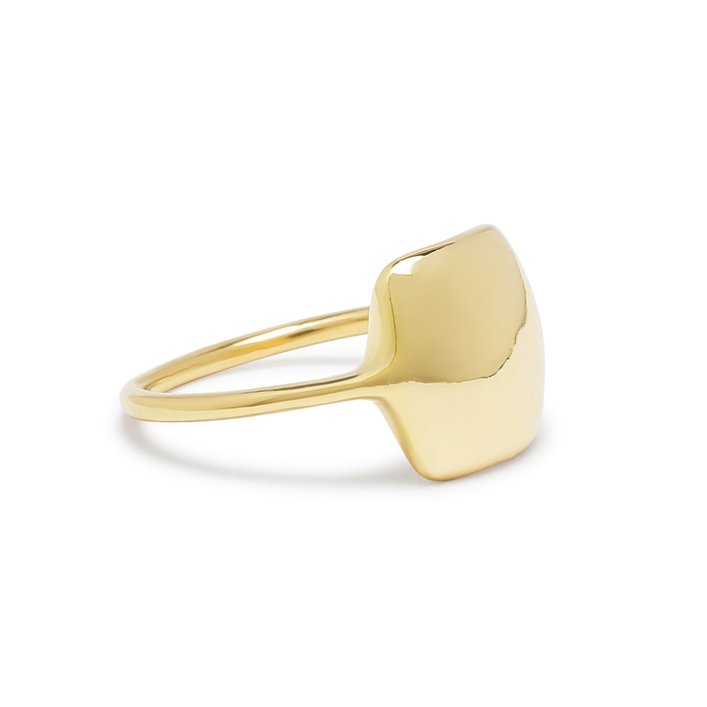 carved signet ring - rectangular